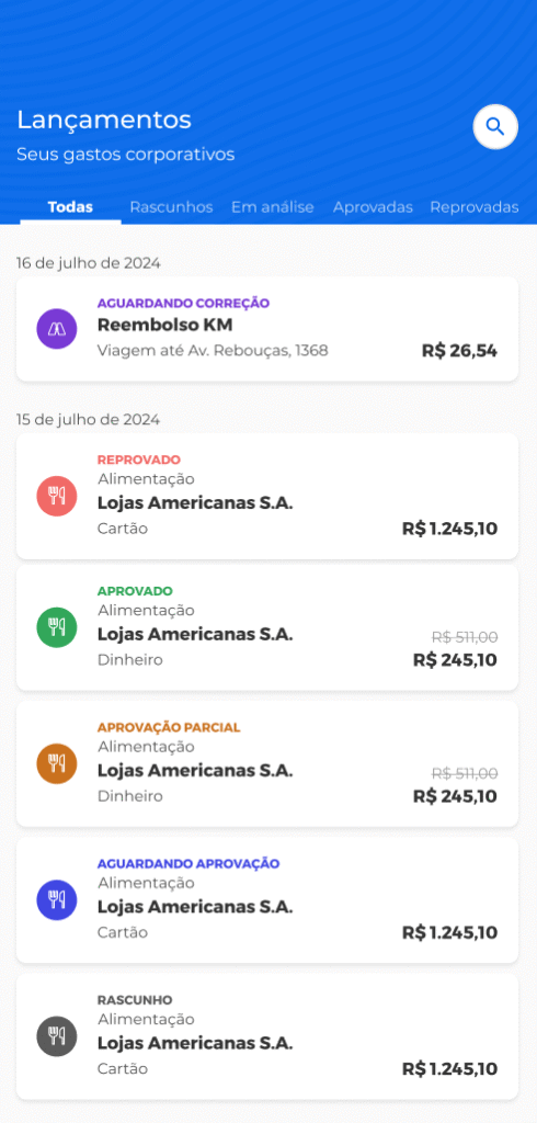 Stuo: plataforma de gestão de despesas corporativas.