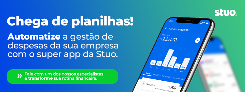 Automatize a gestão de despesas com o super app da Stuo.